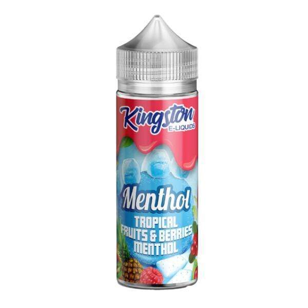 Tropical Fruits & Berries Menthol by Kingston 100ML E Liquid 70VG Vape 0MG Juice