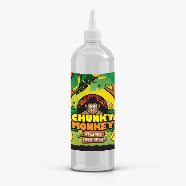 Tropical Fruits & Berries Menthol By Chunky Monkey (Kingston) 200ML E Liquid 60VG Vape 0MG Juice Short Fill