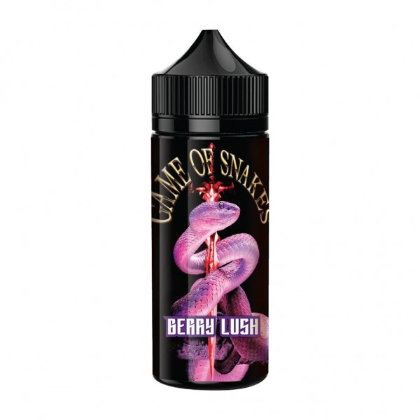 Berry Lush By Game Of Snakes 100ML E Liquid 70VG Vape 0MG Juice