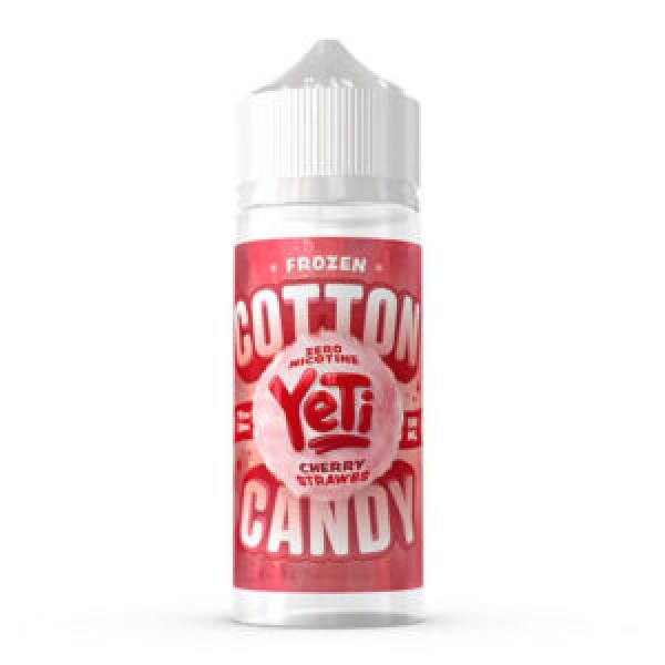 Cherry Strawbs - Frozen Cotton Candy By Yeti 100ML E Liquid 70VG Vape 0MG Juice