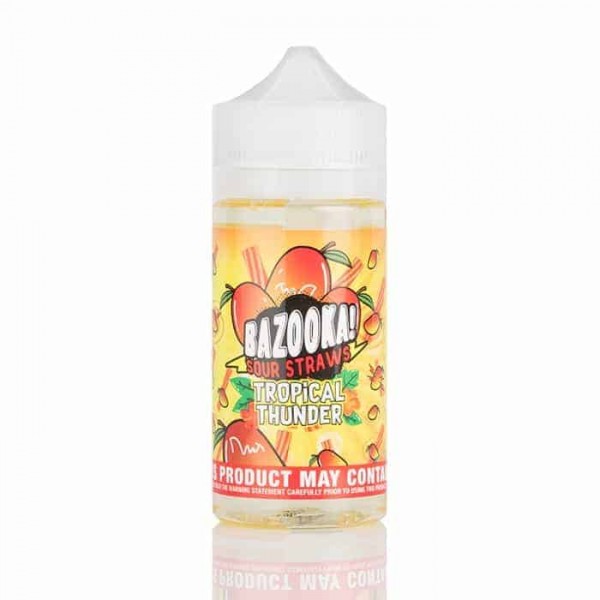 TROPICAL THUNDER BY BAZOOKA – MANGO TANGO SOUR STRAWS 100ML