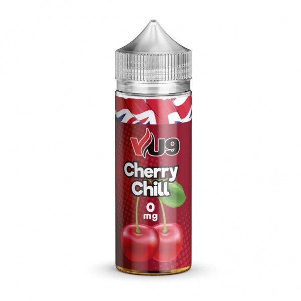 Cherry Chill By VU9 100ML E Liquid 70VG Vape 0MG Juice