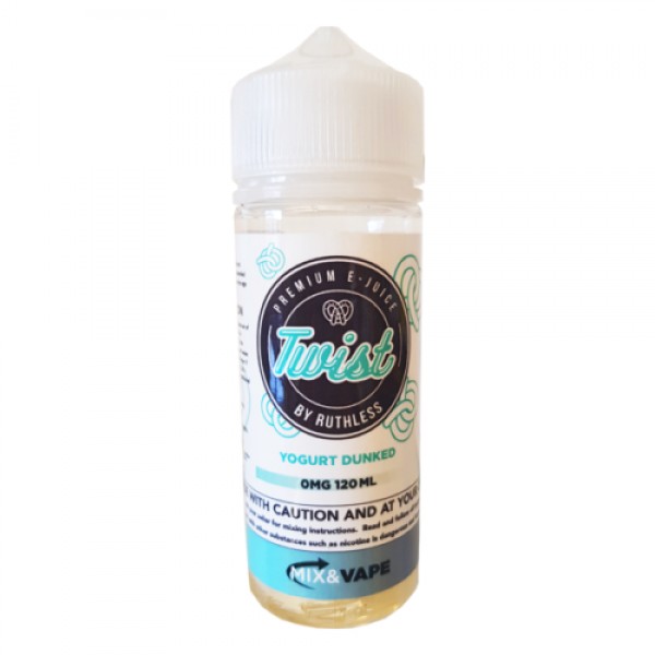 TWIST BY RUTHLESS – YOGURT DUNKED – 100ML SHORTFILL E LIQUID 70VG VAPE