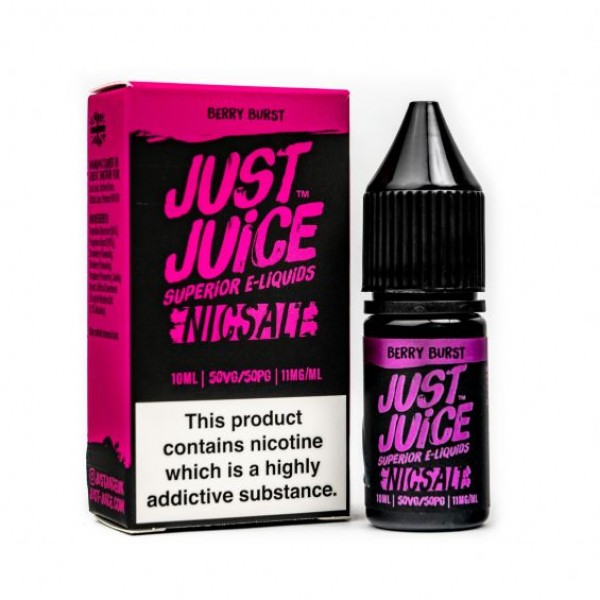 Berry Burst By Just Juice Nic Salt 10ML E Liquid 50VG Vape 11MG/20MG Juice