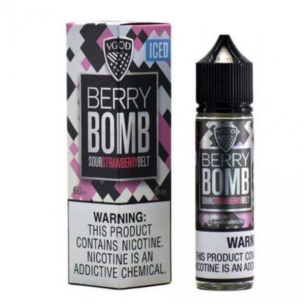 Berry Bomb Iced By Vgod 50ML E Liquid 70VG Vape 0MG Juice