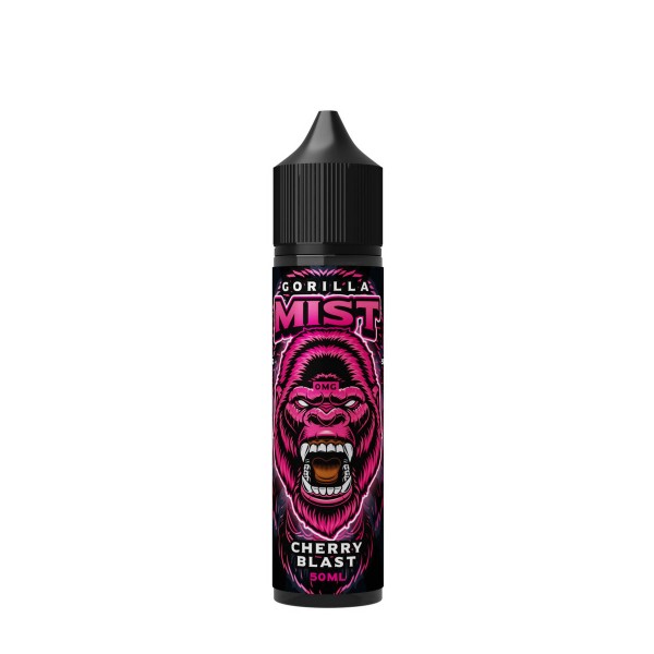 Cherry Blast By Gorilla Mist 50ML E Liquid 50VG Vape 0MG Juice Short Fill