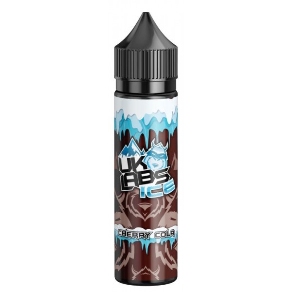 UK Labs Cherry Cola Ice E Liquid E Juice 70vg Vape 50ml Shortfill