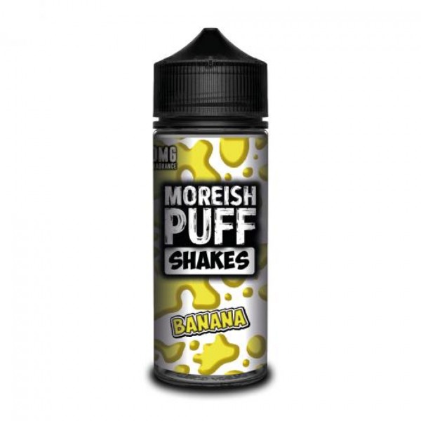 BANANA – MOREISH PUFF SHAKES 100ML SHORTFILL E LIQUID 70VG VAPE