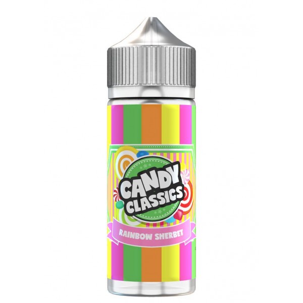 Candy Classics Rainbow Sherbet Drops 100ml E Liquid Juice 50vg Vape sub ohm Shortfill