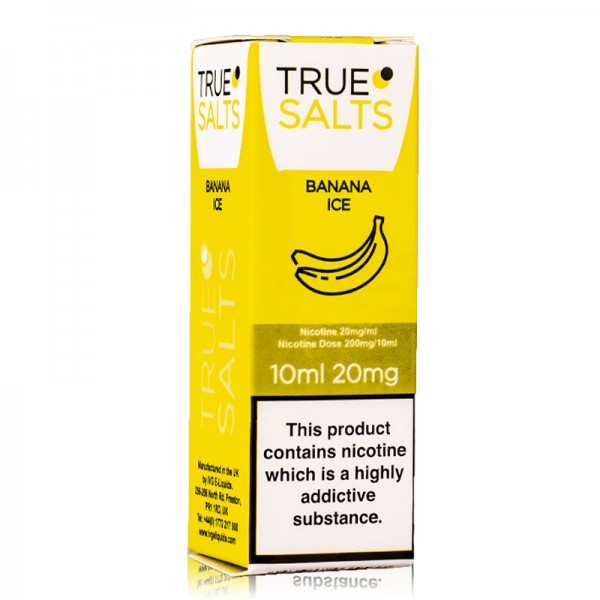 Banana Ice By True Salts Nic Salt 10ML E Liquid 10MG/20MG Vape 50VG Juice