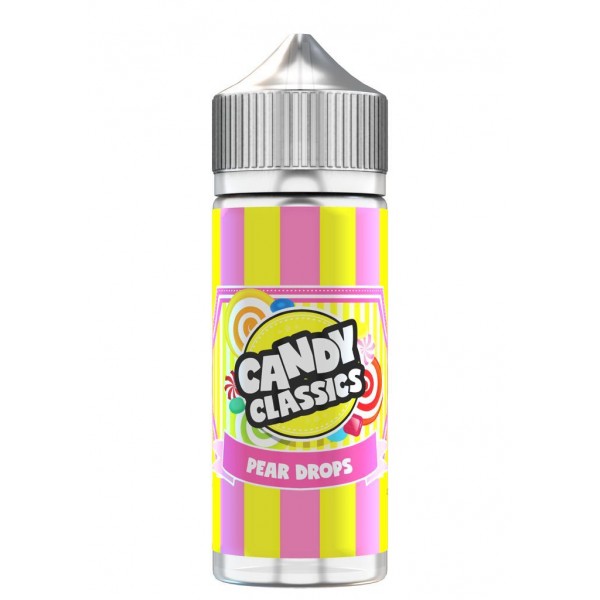 Candy Classics Pear Drops 100ml E Liquid Juice 50vg Vape sub ohm Shortfill