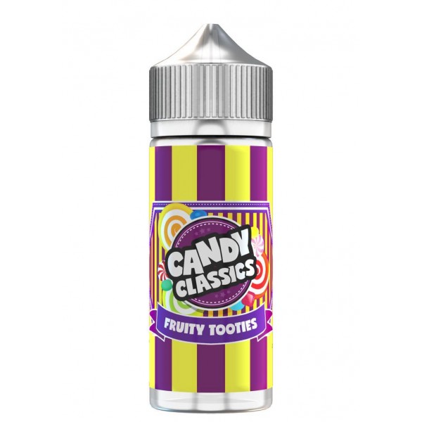 Candy Classics Fruity Tooties Drops 100ml E Liquid Juice 50vg Vape sub ohm Shortfill
