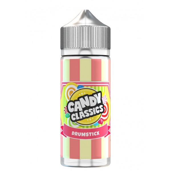 Candy Classics Drumsticx Drops 100ml E Liquid Juice 50vg Vape sub ohm Shortfill