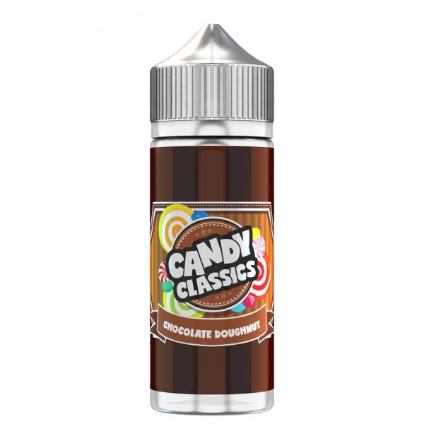 Candy Classics Chocolate Doughnut Drops 100ml E Liquid Juice 50vg Vape sub ohm Shortfill