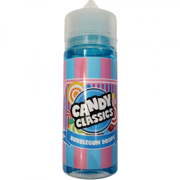 Candy Classics Bubblegum Drops 100ml E Liquid Juice 50vg Vape sub ohm Shortfill