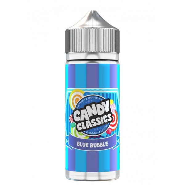 Candy Classics Blue Bubble Drops 100ml E Liquid Juice 50vg Vape sub ohm Shortfill