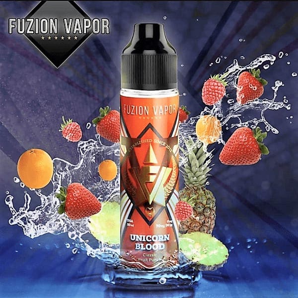 Unicorn Blood By Fuzion Vapor 50ML E Liquid 70VG Vape 0MG Juice
