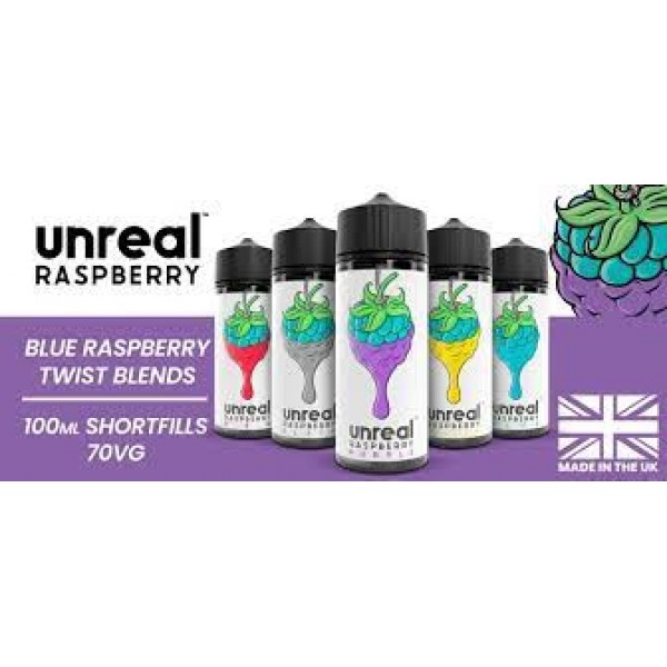 UNREAL RASPBERRY 100ML E LIQUID