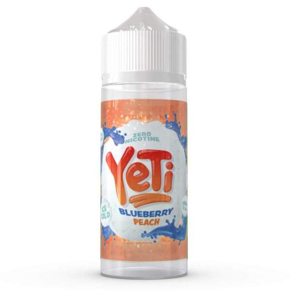 Blueberry Peach drink by Yeti 100ml E Liquid Juice 70VG Vape Shortfill