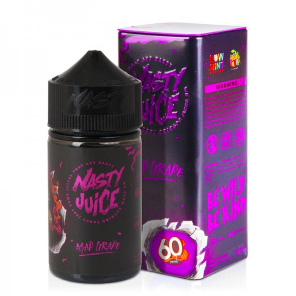 ASAP Grape By Nasty Juice | 50ML E Liquid | 70VG Vape | 0MG Juice | Short Fill