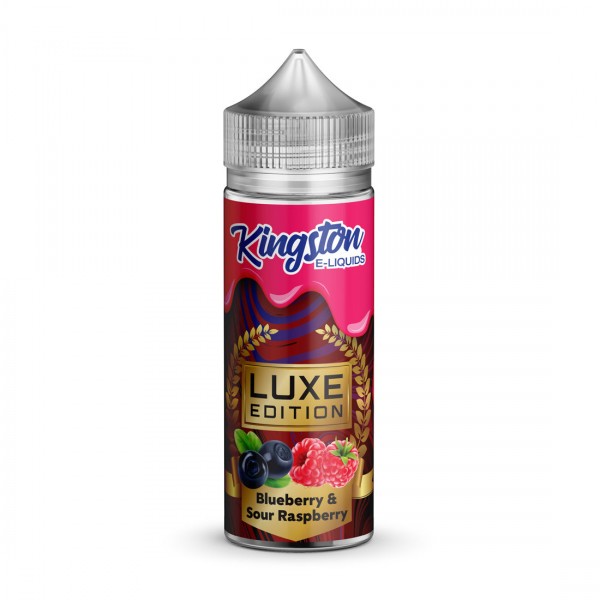 Blueberry & Sour Raspberry Luxe Edition By Kingston 100ML E Liquid 70VG Vape 0MG Juice