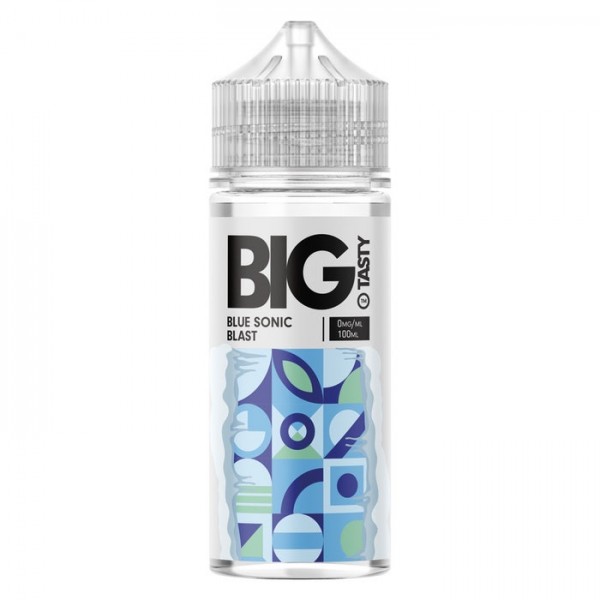 Blue Sonic Blast by Big Tasty, 100ML E Liquid, 70VG Vape, 0MG Juice