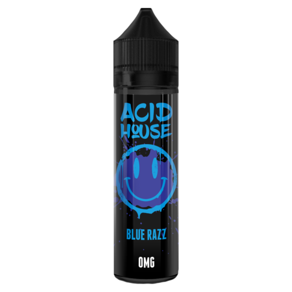 Blue Razz Acid House 50ml E Liquid 70VG Vape Juice Shortfill