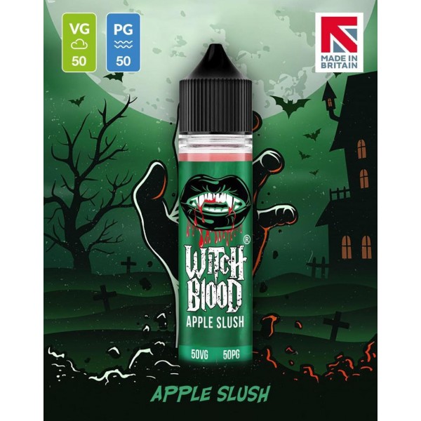 Apple Slush By Witch Blood 50ML E Liquid 50VG Vape 0MG Juice