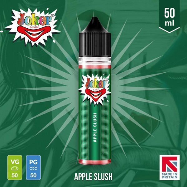 Apple Slush By Joker E-Juice 50ML E Liquid 50VG Vape 0MG Juice