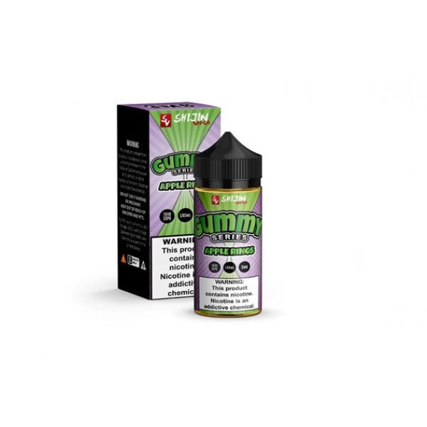 Apple Rings Gummy Series by Shijin Vapor 100ML E Liquid 70VG Vape 0MG Juice