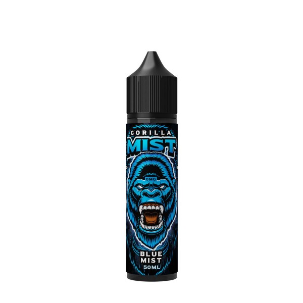 Blue Mist By Gorilla Mist 50ML E Liquid 50VG Vape 0MG Juice Short Fill