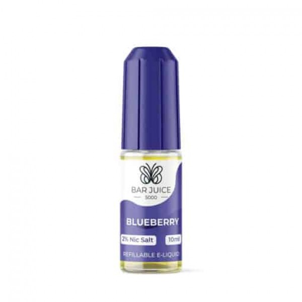 Blueberry By Bar Juice 5000 | 10MG/20MG Nic Salt | 10ML E Liquid | 50VG Juice