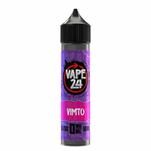 Vimto By Vape 24, 50ML E Liquid, 50VG Vape, 0MG Juice