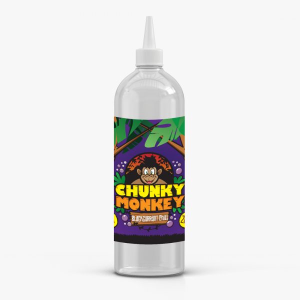 Blackcurrant Chill By Chunky Monkey (Kingston) 200ML E Liquid 60VG Vape 0MG Juice Short Fill