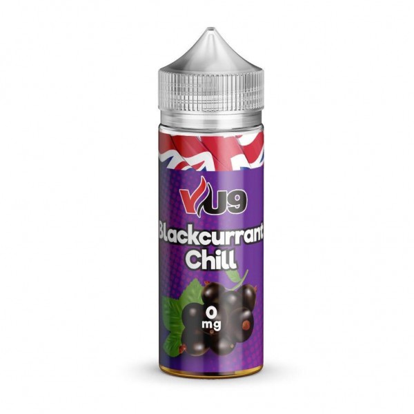 Blackcurrant Chill By VU9 100ML E Liquid 70VG Vape 0MG Juice