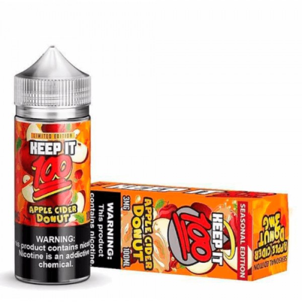 APPLE CIDER DONUT – KEEP IT 100 E LIQUID 100ML SHORTFILL 70VG VAPE