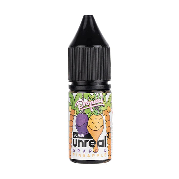 Unreal 3 - Grape & Pineapple Nic Salt 10ML E Liquid 10MG/20MG Vape 50VG Juice