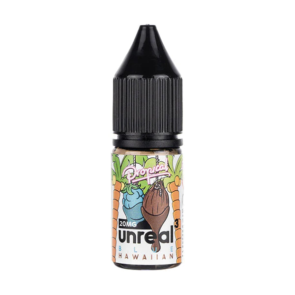 Unreal 3 - Blue Hawaiian Nic Salt 10ML E Liquid 10MG/20MG Vape 50VG Juice