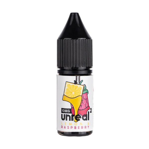 Unreal 2 - Lemon & Raspberry Nic Salt 10ML E Liquid 10MG/20MG Vape 50VG Juice