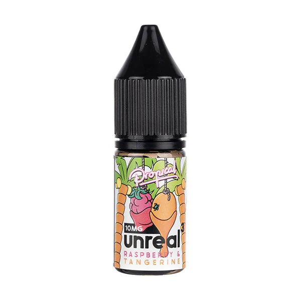 Unreal 3 - Raspberry & Tangerine Nic Salt 10ML E Liquid 10MG/20MG Vape 50VG Juice