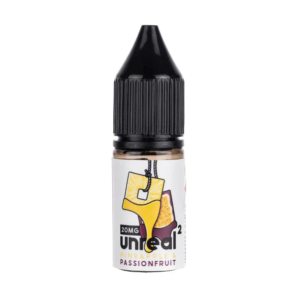 Unreal 2 - Pineapple & Passionfruit Nic Salt 10ML E Liquid 10MG/20MG Vape 50VG Juice