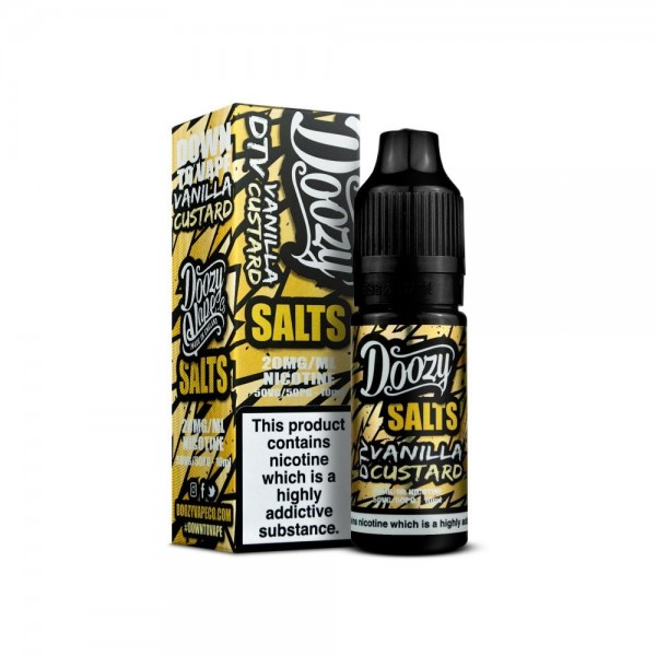 Vanilla Custard By Doozy Nic Salts 10ML E Liquid 50VG Vape 10MG/20MG Juice