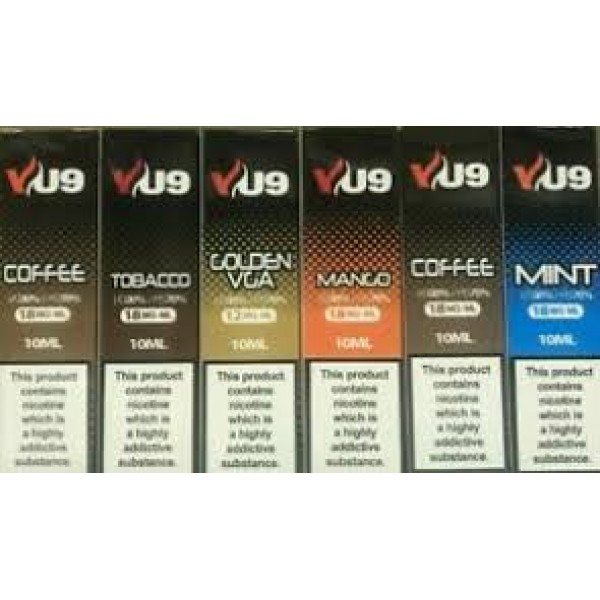 VU9 Tobacco 10ml E Liquid TPD Compliant 70VG Vape Juice Multibuy