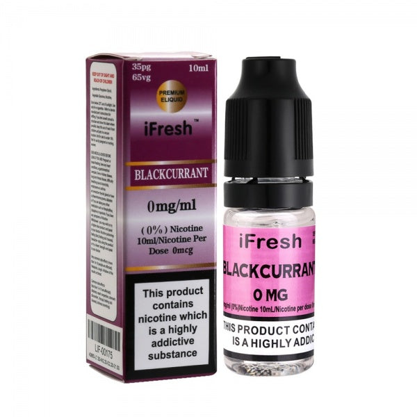 Blackcurrant - iFresh 10ML E-liquid Juice 65VG Vape Multibuy