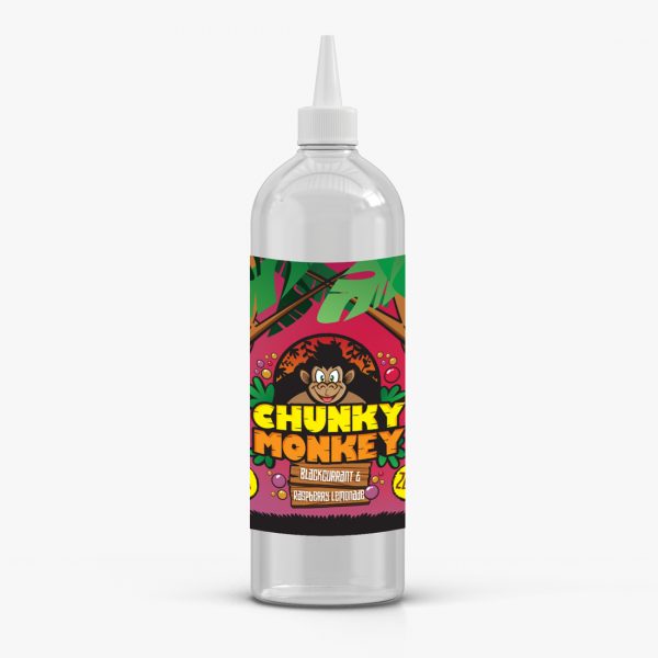 Blackcurrant & Raspberry Lemonade By Chunky Monkey (Kingston) 200ML E Liquid 60VG Vape 0MG Juice Short Fill