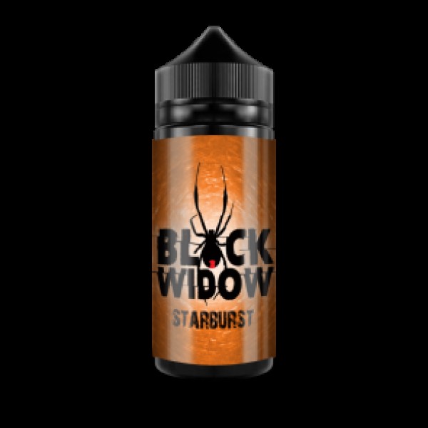 Black Widow Starburst 100ml E Liquid Juice 50VG Shortfill SubOhm Vape