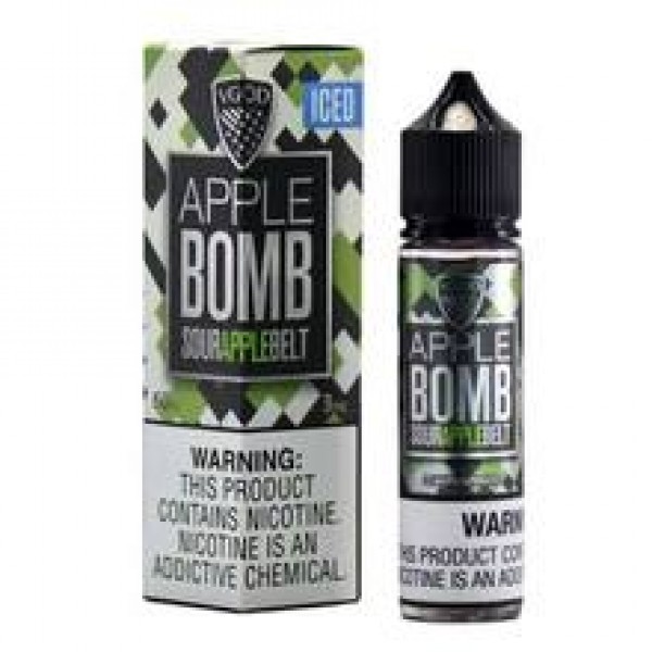 Apple Bomb Iced By Vgod 50ML E Liquid 70VG Vape 0MG Juice