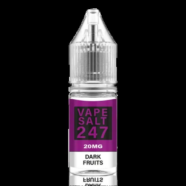 Dark Fruits - Vape Salt 247, 10 x 10ML Nic Salt E Liquid 50VG Vape 10MG/20MG Juice