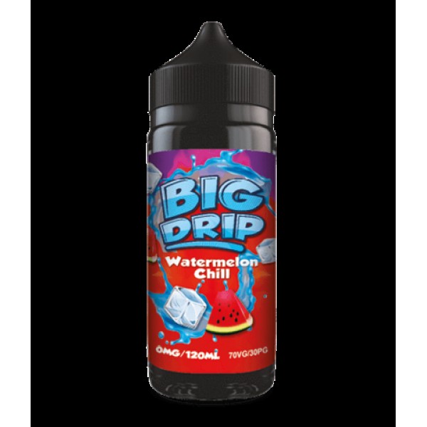 Watermelon Chill by Big Drip. 100ML E-liquid, 0MG Vape, 70VG Juice