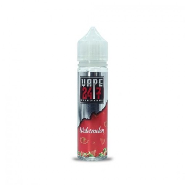 Watermelon By Vape 247, 50ML E Liquid 70VG Vape 0MG Juice